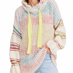 Free people sit next to me hoodie sz M